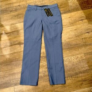 Lee Straight Leg Light Blue Woven Pants,Size 4 petite